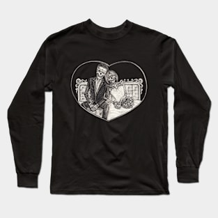 Skeletons lovers wedding. Long Sleeve T-Shirt